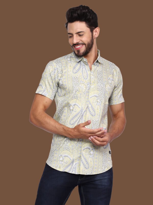 Adhara Yellow Shirt Casual Shirt - Image 6