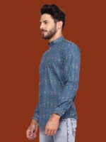 Alchiba Blue Casual Kurta - Image 5