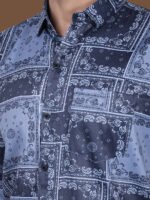 Cloudy Blue Casual Shirt - Image 5