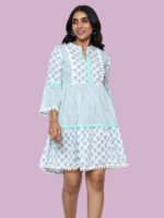Pritika Sky Blue Mides Cotton