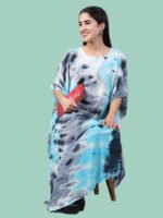 Shreenika Indigo Rayon Kaftan - Image 4