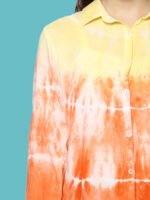 Sakhi Yellow Orange Rayon Top - Image 5