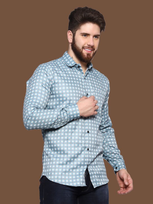 Achemar Sky Blue Shirt Casual Shirt - Image 6