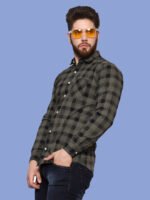 Acubens Green Black Casual Shirt - Image 5