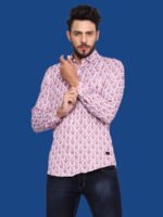 Adhafera Dark Magenta Casual Shirt