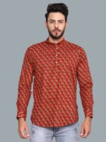 Carina Persian Red Casual Kurta - Image 5