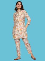 Jinisha Grey Co-ord Set Modal Muslin - Image 2