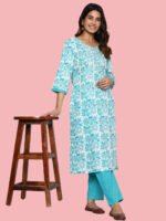 Mridula Rama Kurta Set Cotton - Image 6