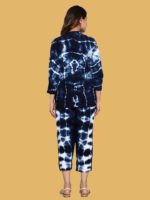 Aarvi Navy Blue White Rayon Co-ords Set - Image 7