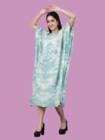 Nitara Pastel Green Rayon Kaftan - Image 6