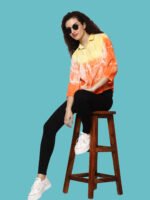Sakhi Yellow Orange Rayon Top - Image 6