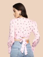 Meera Pink Rayon Top - Image 7