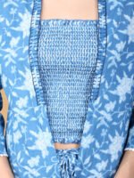 Nilam Blue Crop Top Pant Cotton - Image 6