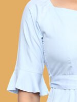 Namrata Blue Rayon Dress - Image 7