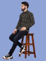 Acubens Green Black Casual Shirt - Image 6