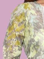 Nishtha Green Gown Mul Cotton - Image 6