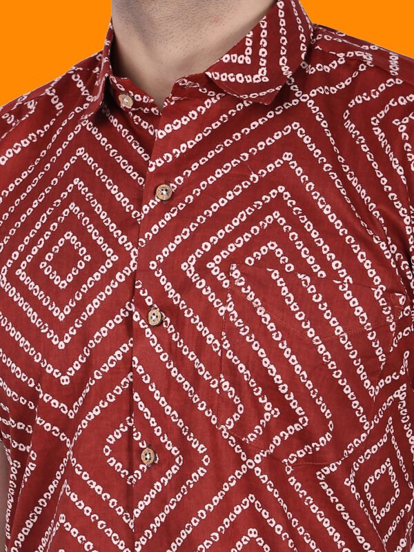Algorab Red Casual Shirt - Image 6