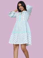 Pritika Sky Blue Mides Cotton - Image 7