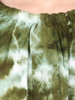 Rutvi Olive Green White Rayon Co-ords Set - Image 7