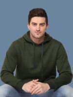 Adhrit Dark Green Casual Hoodies - Image 7