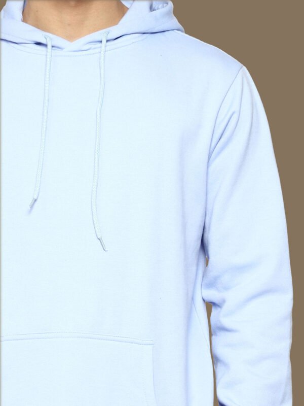 Advait Light Blue Casual Hoodies - Image 7