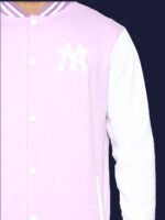 Ishan - Pink Casual Varsity Jacket - Image 7