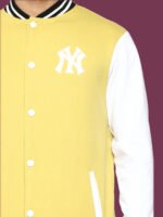 Itish - Yellow Casual Varsity Jacket - Image 7