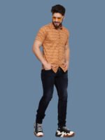 Blomming Flower Orange Casual Shirt - Image 7