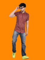 Algorab Red Casual Shirt - Image 7
