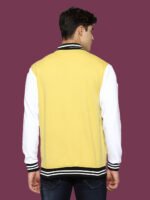 Itish - Yellow Casual Varsity Jacket - Image 8