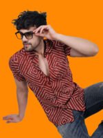 Algorab Red Casual Shirt - Image 8