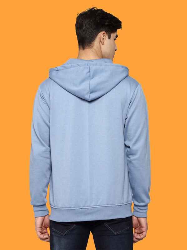 Nandish - Dark Blue Casual Zipper Hoodies - Image 8