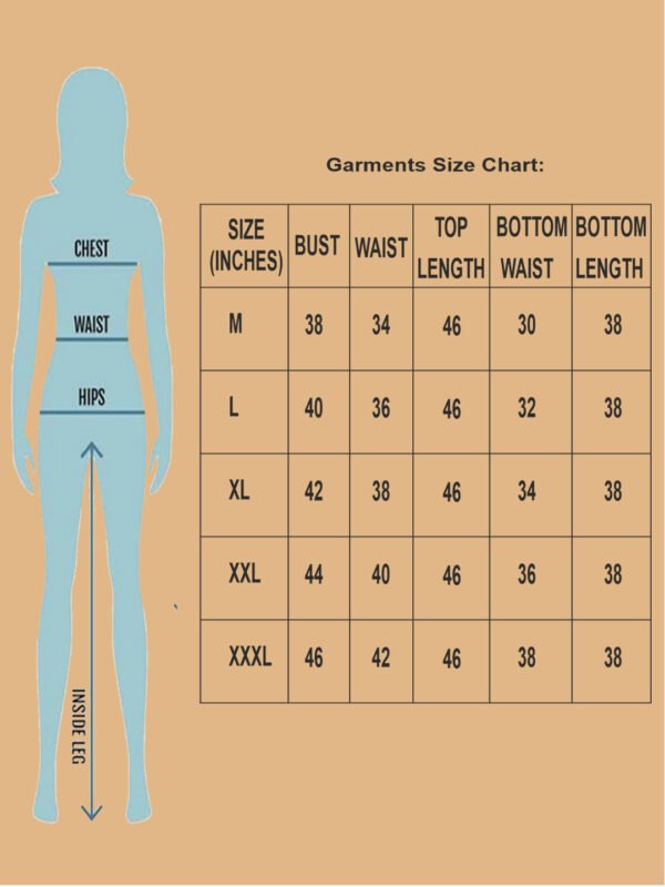 Nilam Blue Crop Top Pant Cotton - Image 8