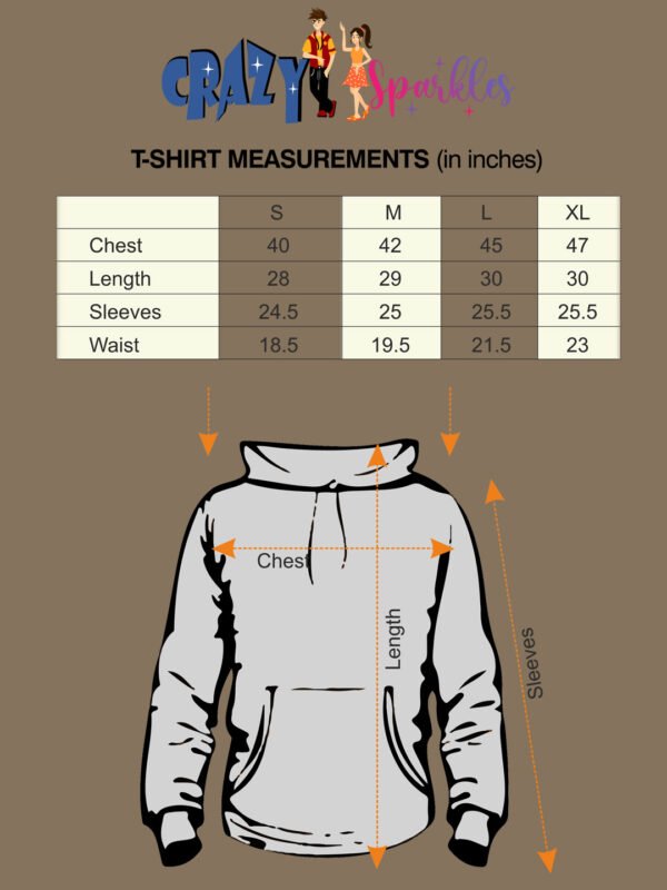 Advait Light Blue Casual Hoodies - Image 9